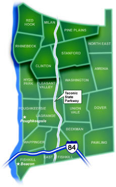 Northern Dutchess County Map