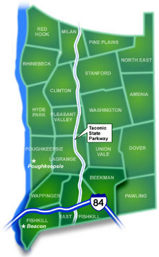 Southern Dutchess County Map